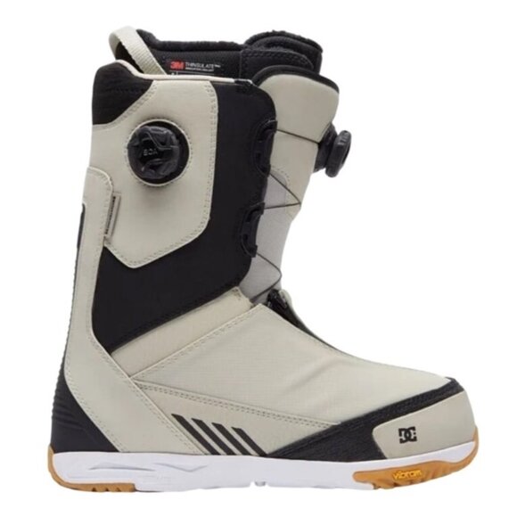 DC Control BOA Snowboard Boots Vibram Sole White Black Men’s Size 10 - Picture 4 of 10